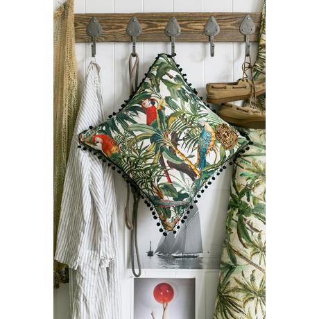 Parrots of Brasil design díszpárna - lavintagehome.hu