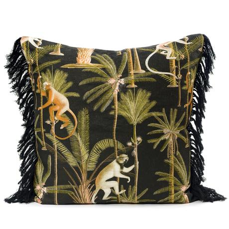 Barbados Anthracite design díszpárna - lavintagehome.hu