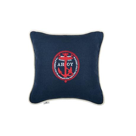 AHOY! design díszpárna hímzett - lavintagehome.hu