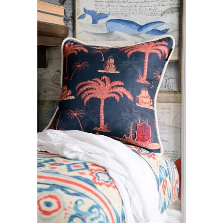 Aegean Indigo design díszpárna - lavintagehome.hu