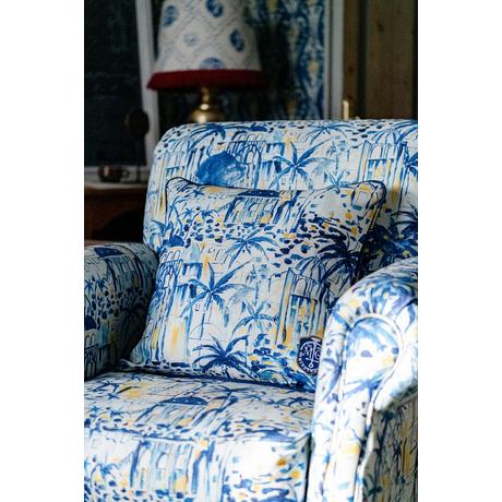 Rhodes design díszpárna - lavintagehome.hu