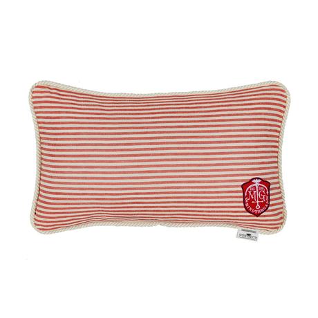 Rhubarb design díszpárna csíkos, hosszúkás - lavintagehome.hu