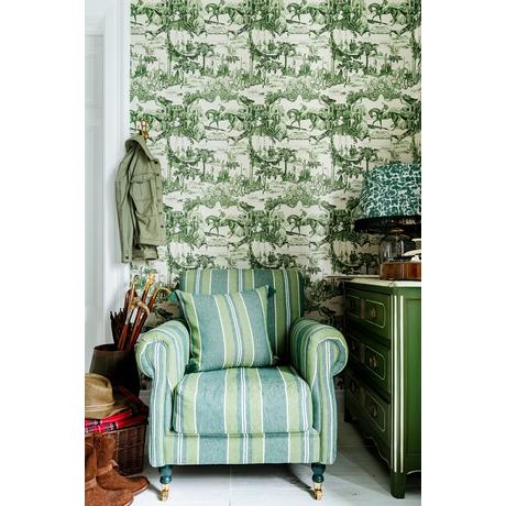 Grand Prix Green lovas design tapéta - lavintagehome.hu