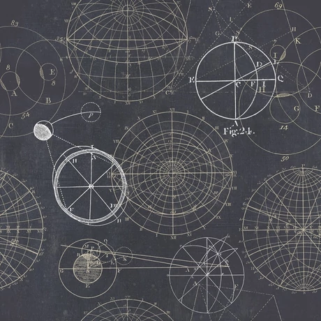 Astronomy Blue design tapéta klasszikus - lavintagehome.hu
