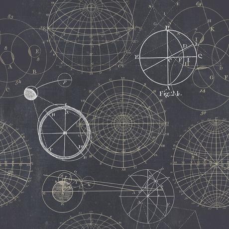 Astronomy Blue design tapéta klasszikus - lavintagehome.hu