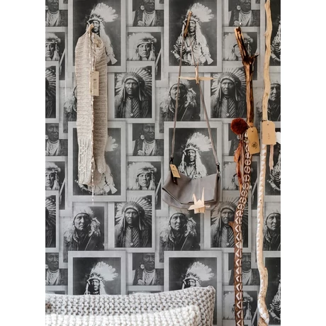 Indian Chiefs design tapéta klasszikus - lavintagehome.hu