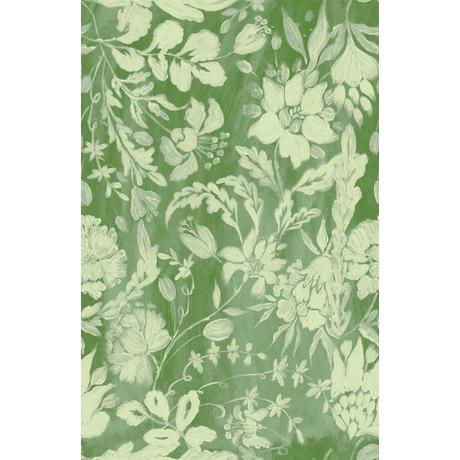 Flowery Ornament zöld design tapéta virágos - lavintagehome.hu