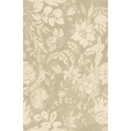 Flowery Ornament bézs-taupe design tapéta virágos - lavintagehome.hu