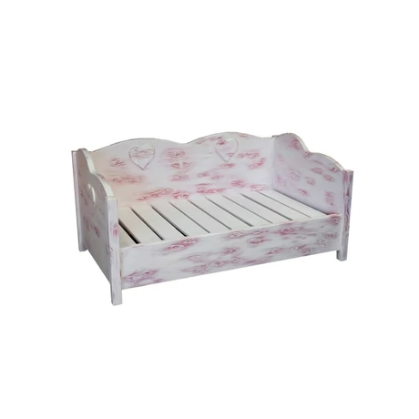 Rusztikus fenyőfa gyerekágy - lavintagehome.hu