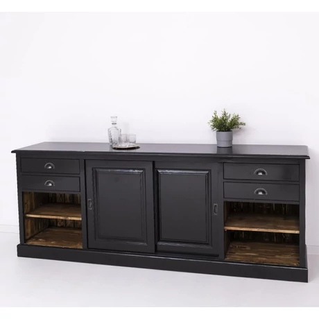 Fenyőfa bár komód 236 cm - lavintagehome.hu