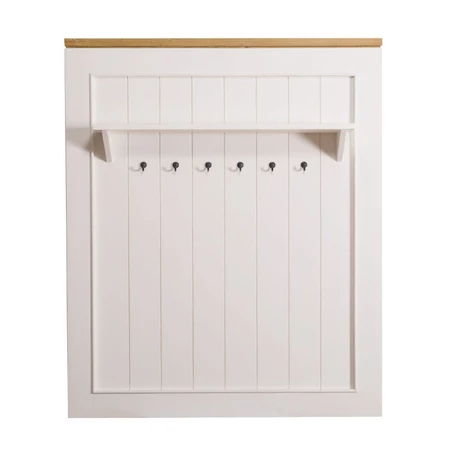 Fenyőfa előszobai fali fogas panel - lavintagehome.hu