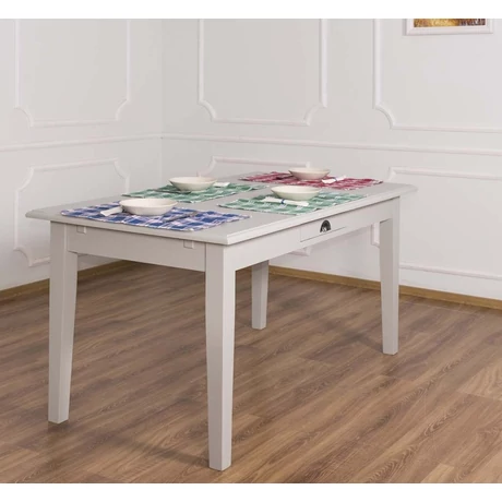 Fenyőfa étkezőasztal 1 fiókos - lavintagehome.hu