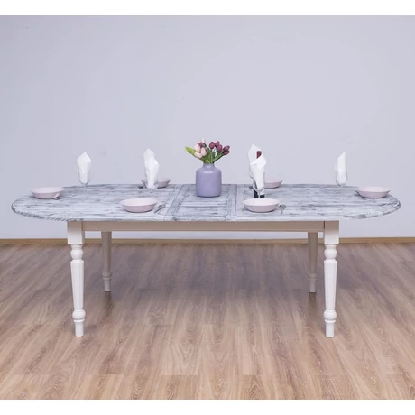 Ovális fenyőfa étkezőasztal bővíthető 3 méretben - lavintagehome.hu