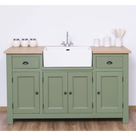 Fenyőfa konyhabútor 2 fiókos, 4 ajtós - lavintagehome.hu