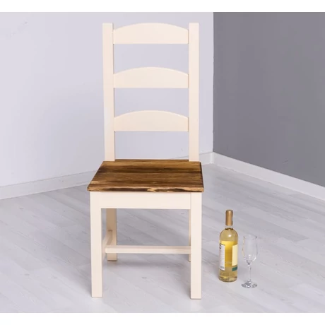 Fenyőfa étkezőszék háttámlás - lavintagehome.hu