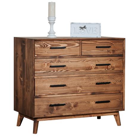 Nostalgia rusztikus fenyőfa komód - lavintagehome.hu