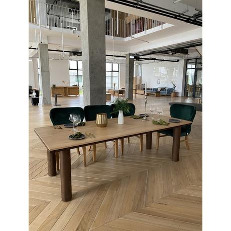 Kiárusítás tölgyfa étkezőasztal tölgylábakkal - lavintagehome.hu