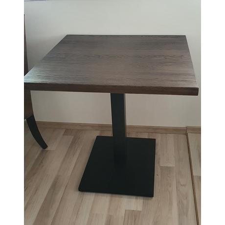 4 személyes tölgyfa étkezőasztal 80 X 80 cm - lavintagehome.hu