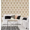 Revival Taupe design tapéta elegáns