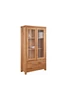 Simba tölgyfa üveges vitrin 103X43X188cm - lavintagehome.hu