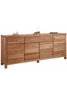 Simba tölgyfa komód 224 cm - lavintagehome.hu