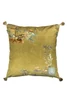 Chinoserie design bársony díszpárna - lavintagehome.hu