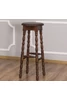 Fenyőfa bárszék esztergált lábak, kerek ülőlap - lavintagehome.hu