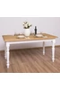 Fenyőfa étkezőasztal esztergált lábakkal  - lavintagehome.hu